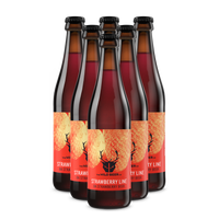 Strawberry Line 6 pack - Barrel Aged Strawberry Beer - The Wild Beer Co