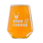 Beer & Cheese Glass