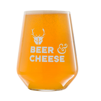 Beer & Cheese Glass