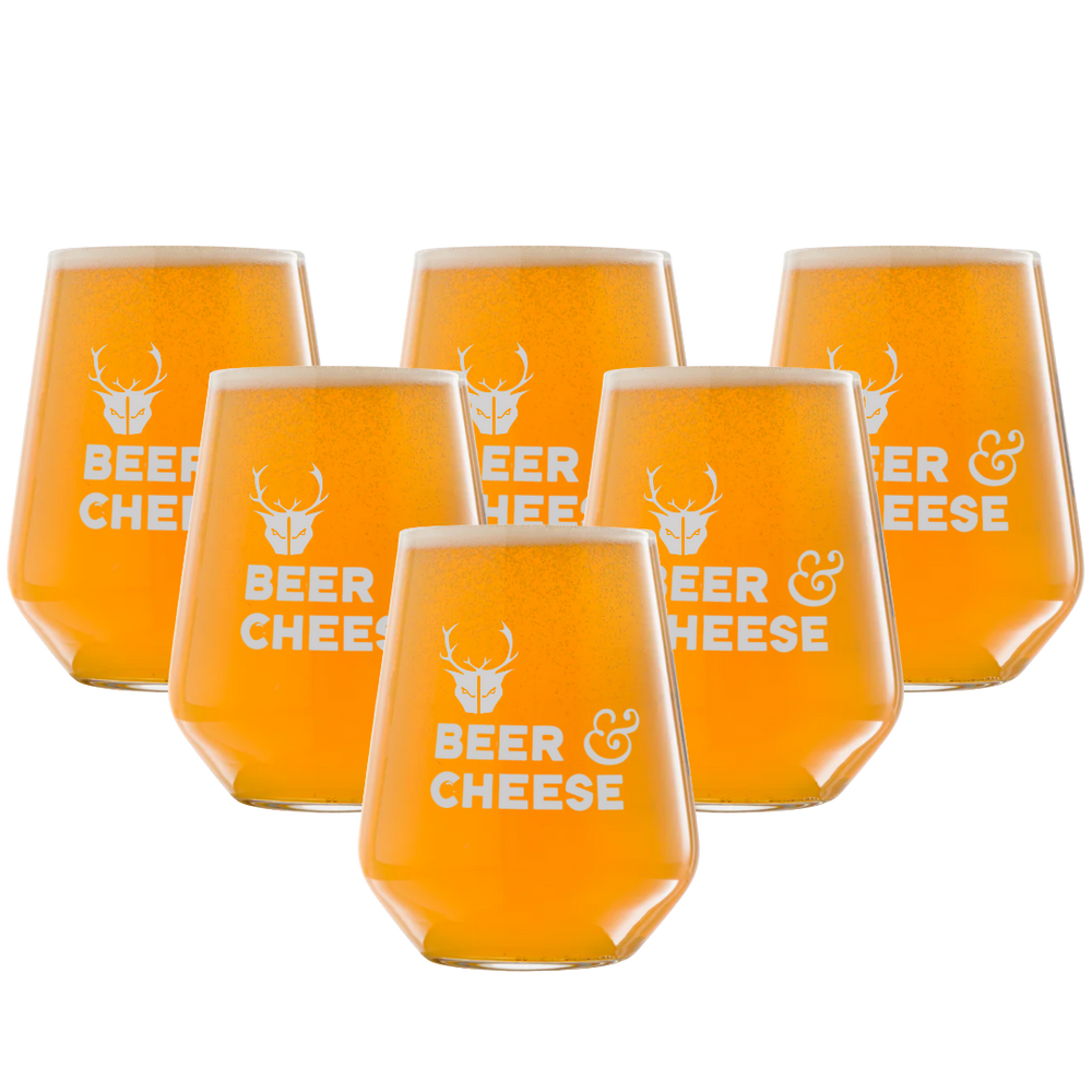 Beer & Cheese Glass