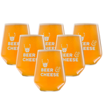 Beer & Cheese Glass