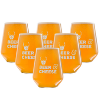 Beer & Cheese Glass
